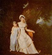Marguerite Gerard Mme de Stael et sa fille Germany oil painting artist